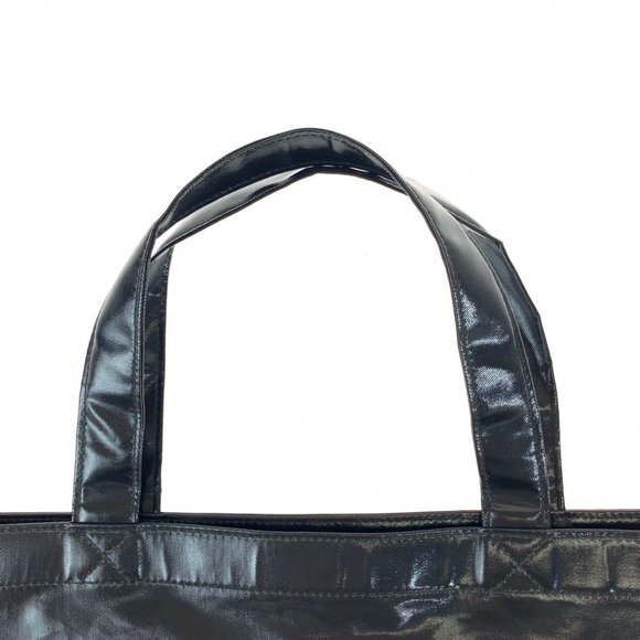 GUCCI Gucci Black Yellow Coated Canvas 575140 Tote Bag Business Men's - Picture 7 of 10